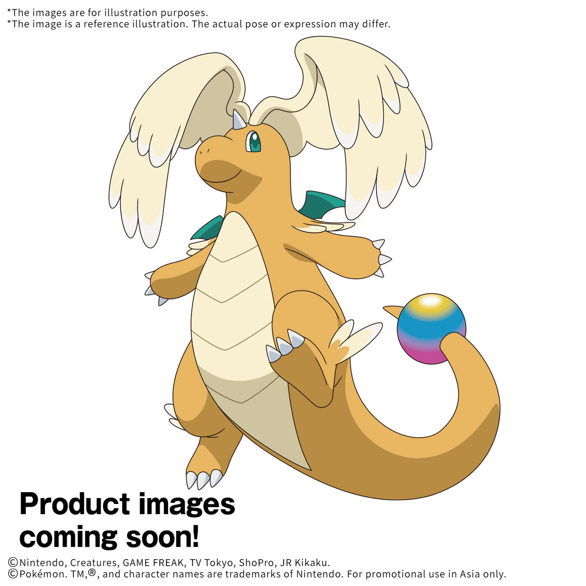 BANDAI POKEMON PLAMO COLLECTION 64 SELECT SERIES MEGA DRAGONITE