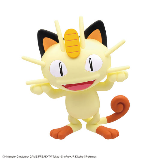 BANDAI POKEMON PLAMO COLLECTION QUICK!! 28 MEOWTH