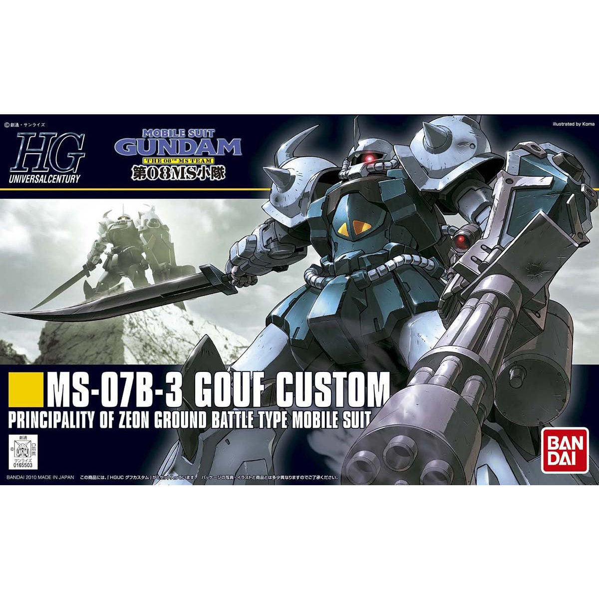 BANDAI HGUC 1/144 GOUF CUSTOM