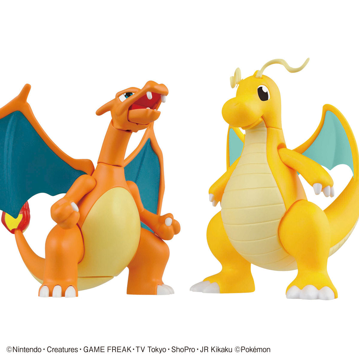 BANDAI POKEMON PLAMO COLLECTION 43 CHARIZARD BATTLE VER. & DRAGONITE VS SET