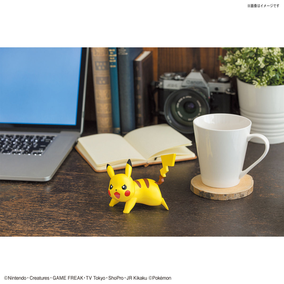 BANDAI POKEMON PLAMO COLLECTION QUICK!! 03 PIKACHU (BATTLE POSE)