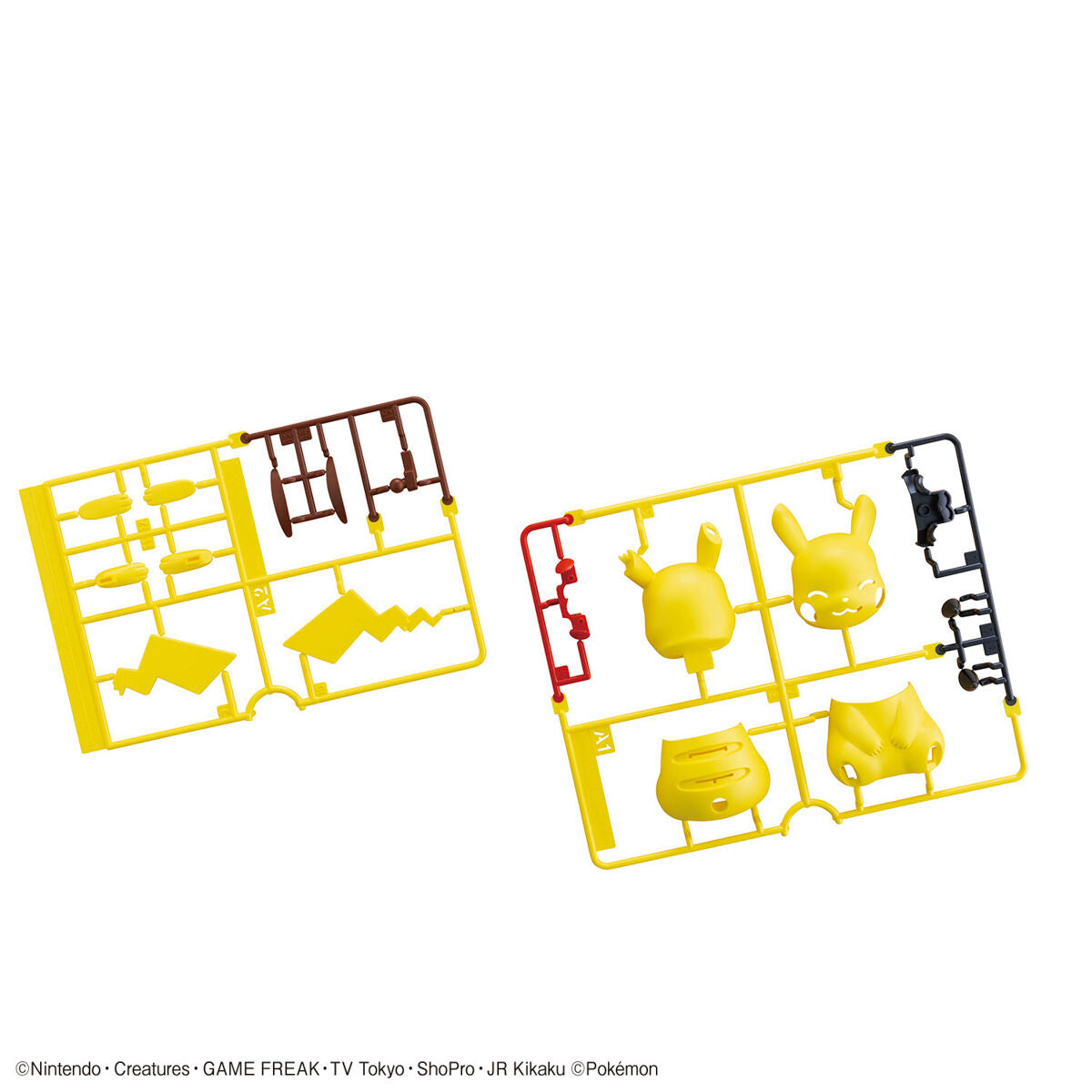 BANDAI POKEMON PLAMO COLLECTION QUICK !! 16 PIKACHU (SITTING POSE)