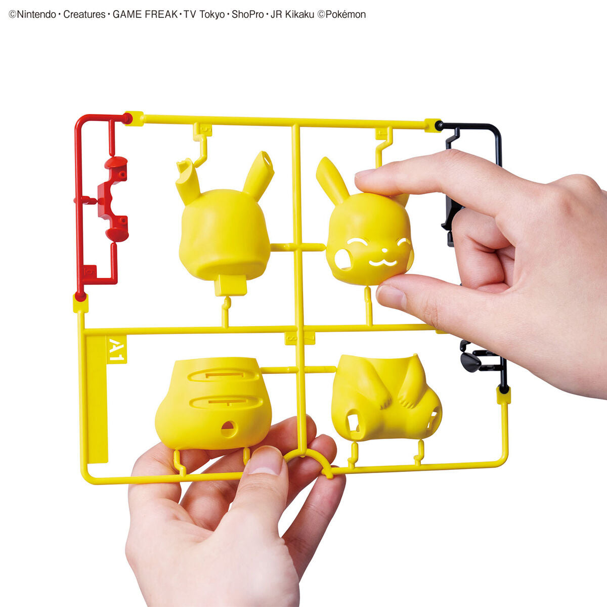 BANDAI POKEMON PLAMO COLLECTION QUICK !! 16 PIKACHU (SITTING POSE)