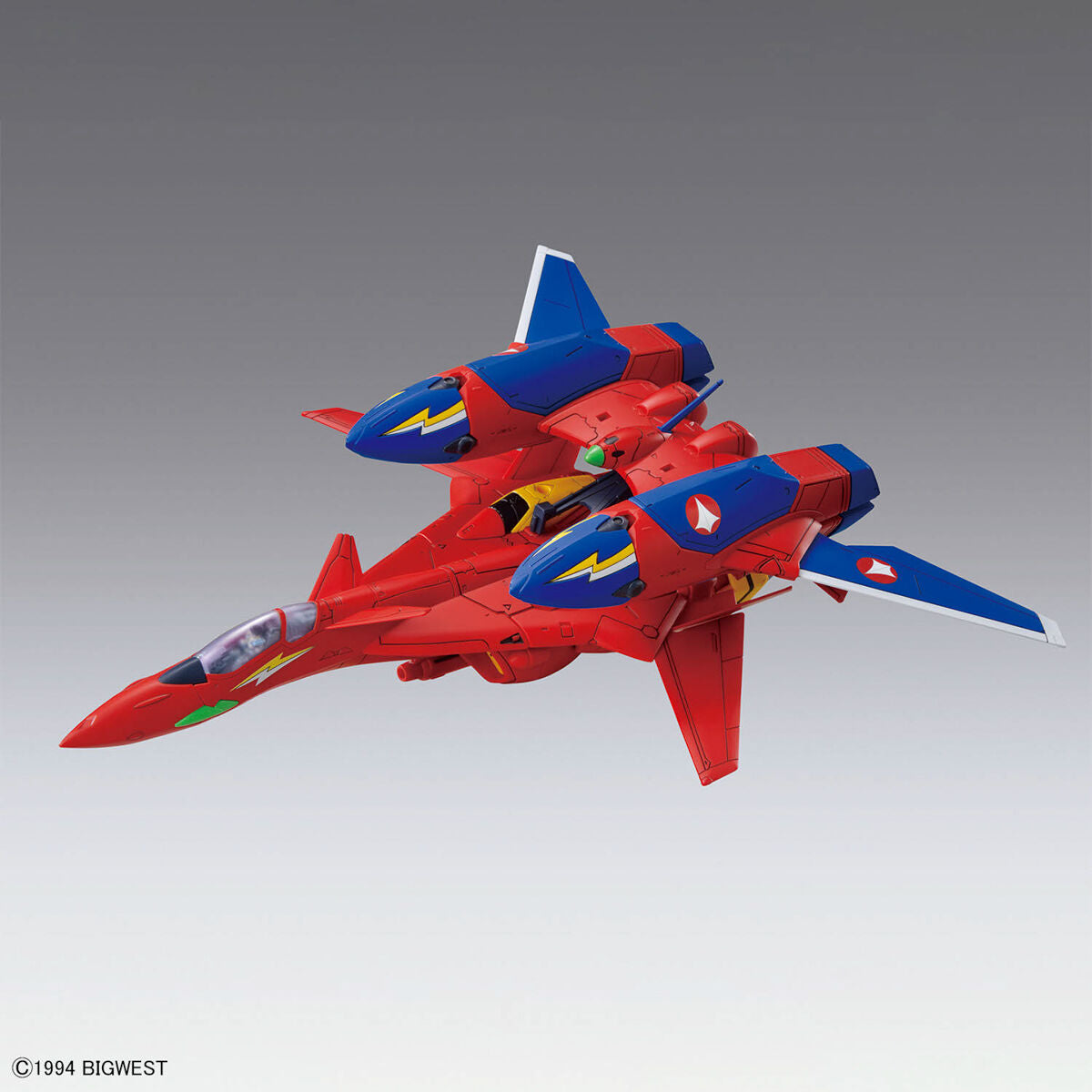 BANDAI HG 1/100 VF-19 CUSTOM FIRE VALKYRIE WITH SOUND BOOSTER