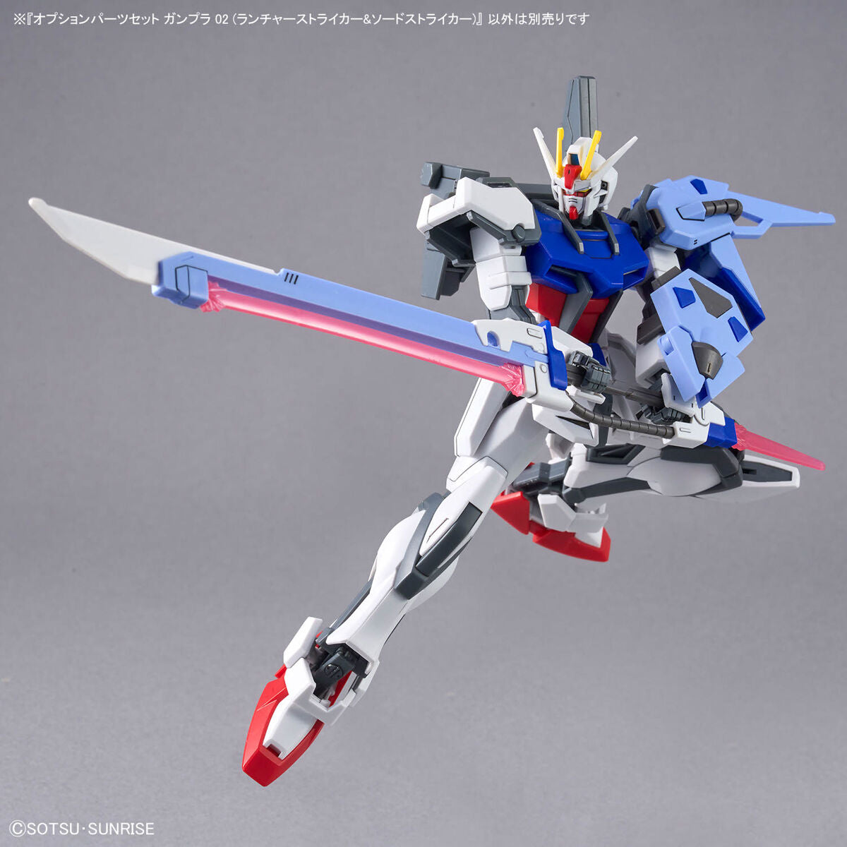 BANDAI GUNDAM OPTION PARTS SET GUNPLA 02 (LAUNCHER STRIKER & SWORD STRIKER)