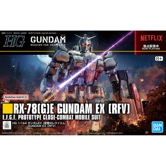 BANDAI HG 1/144 GUNDAM EX (RFV)