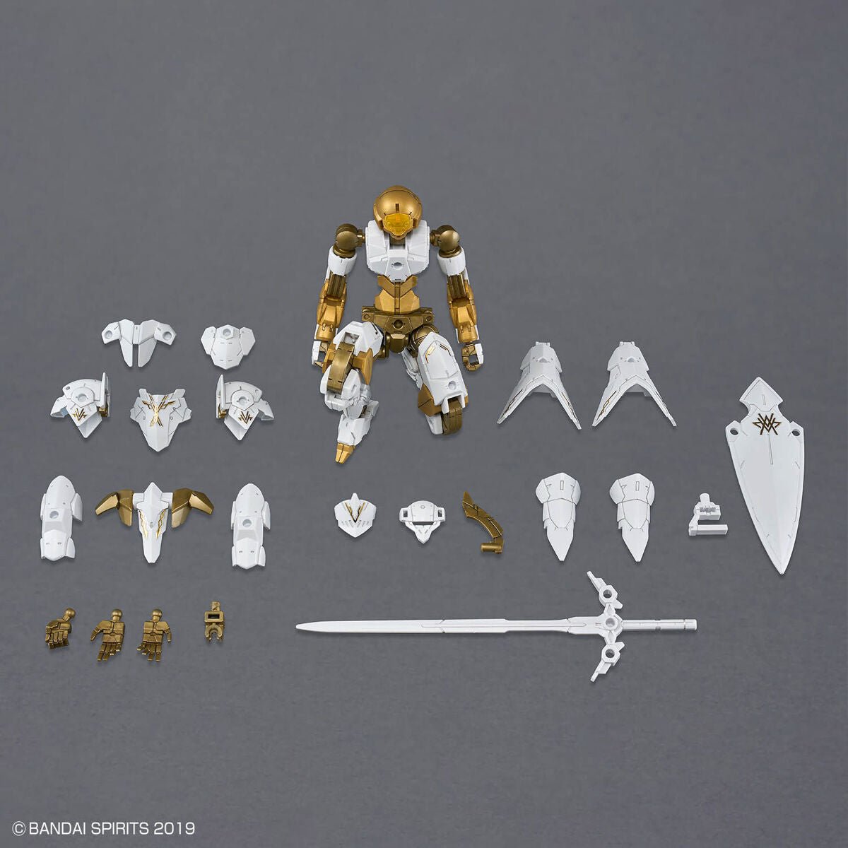 BANDAI 30MM 1/144 EXM-A9RK SPINATIO (ROYAL KNIGHT TYPE)