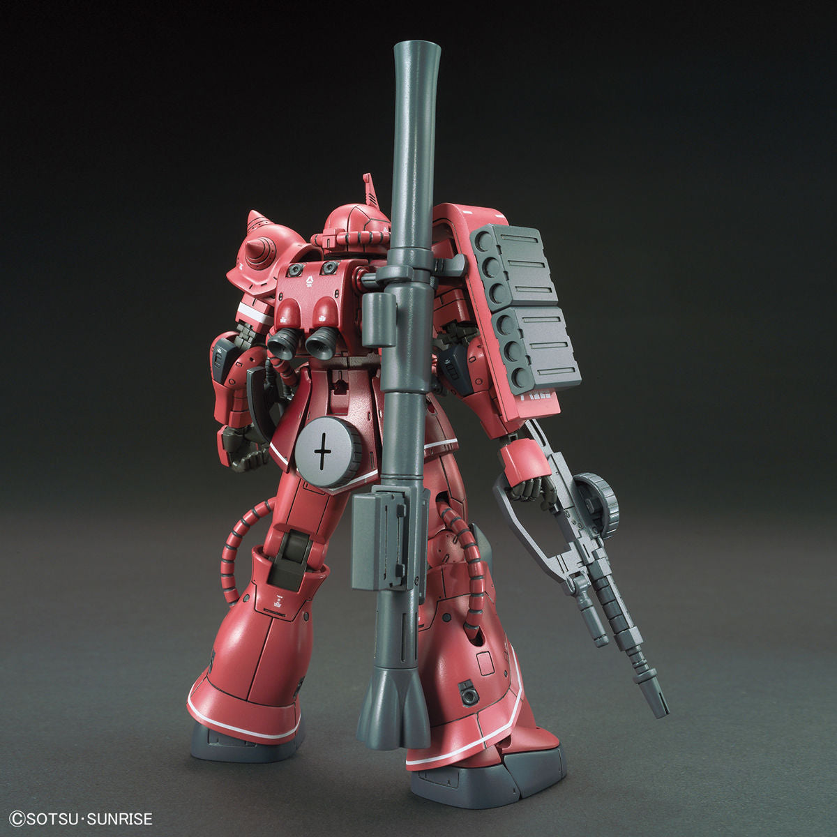 BANDAI HG 1/144 MS-06S ZAKU II PRINCIPALITY OF ZEON CHAR AZNABLE'S MS RED COMET VER.