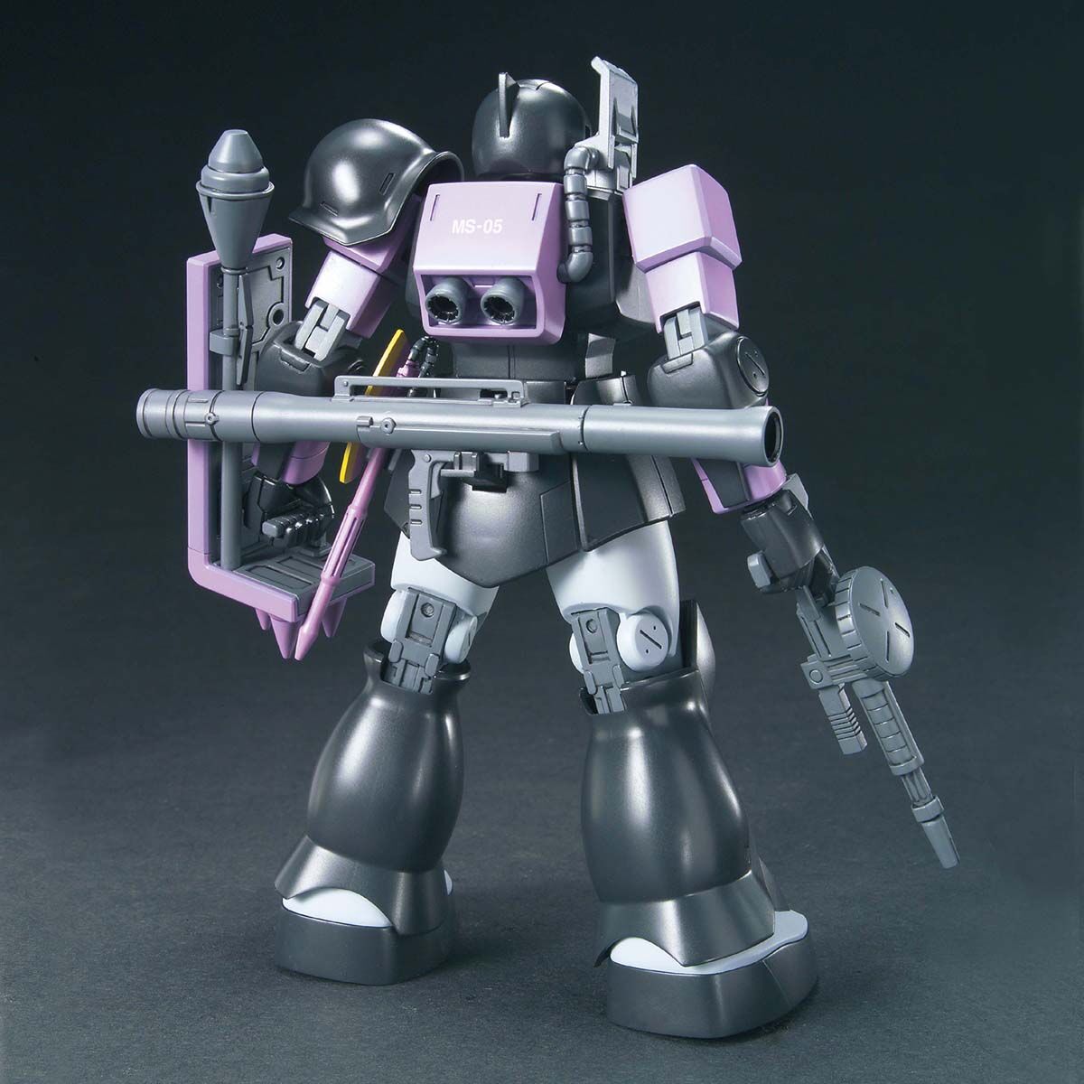 BANDAI HGUC 1/144 ZAKU I BLACK TRI STARS