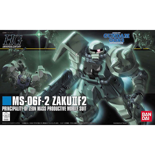 BANDAI HGUC 1/144 F2-ZAKU (ZEON TYPE)