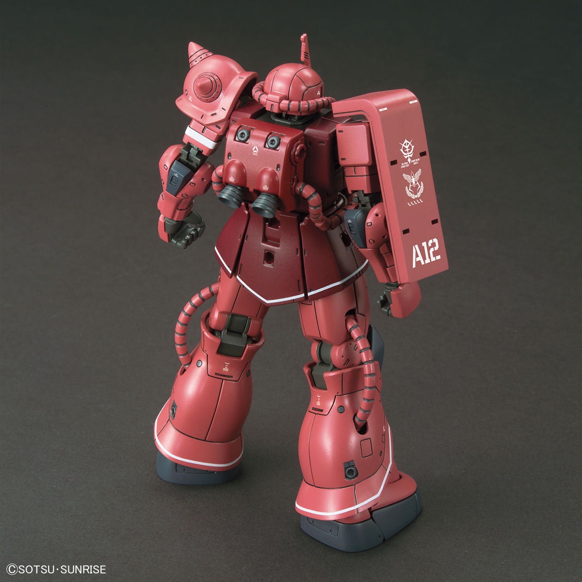 BANDAI HG 1/144 MS-06S ZAKU II PRINCIPALITY OF ZEON CHAR AZNABLE'S MS RED COMET VER.