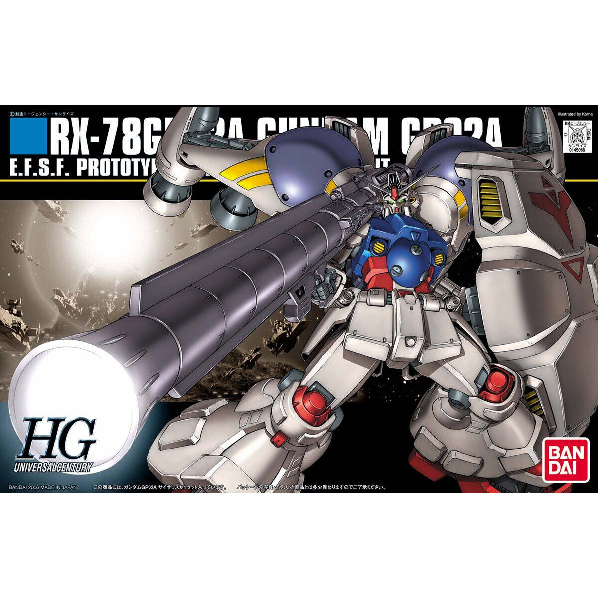 BANDAI HGUC 1/144 GUNDAM GP-02A