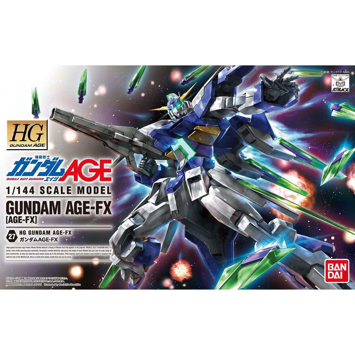 BANDAI HG 1/144 GUNDAM AGE-FX