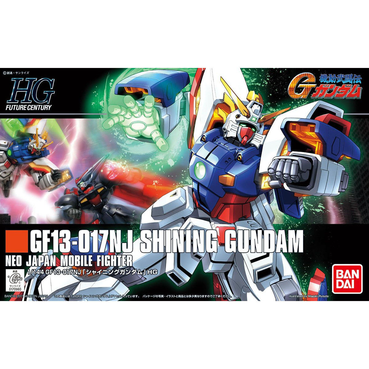 BANDAI HGFC 1/144 SHINING GUNDAM