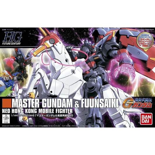 BANDAI HGFC 1/144 MASTER GUNDAM & FUUNSAIKI