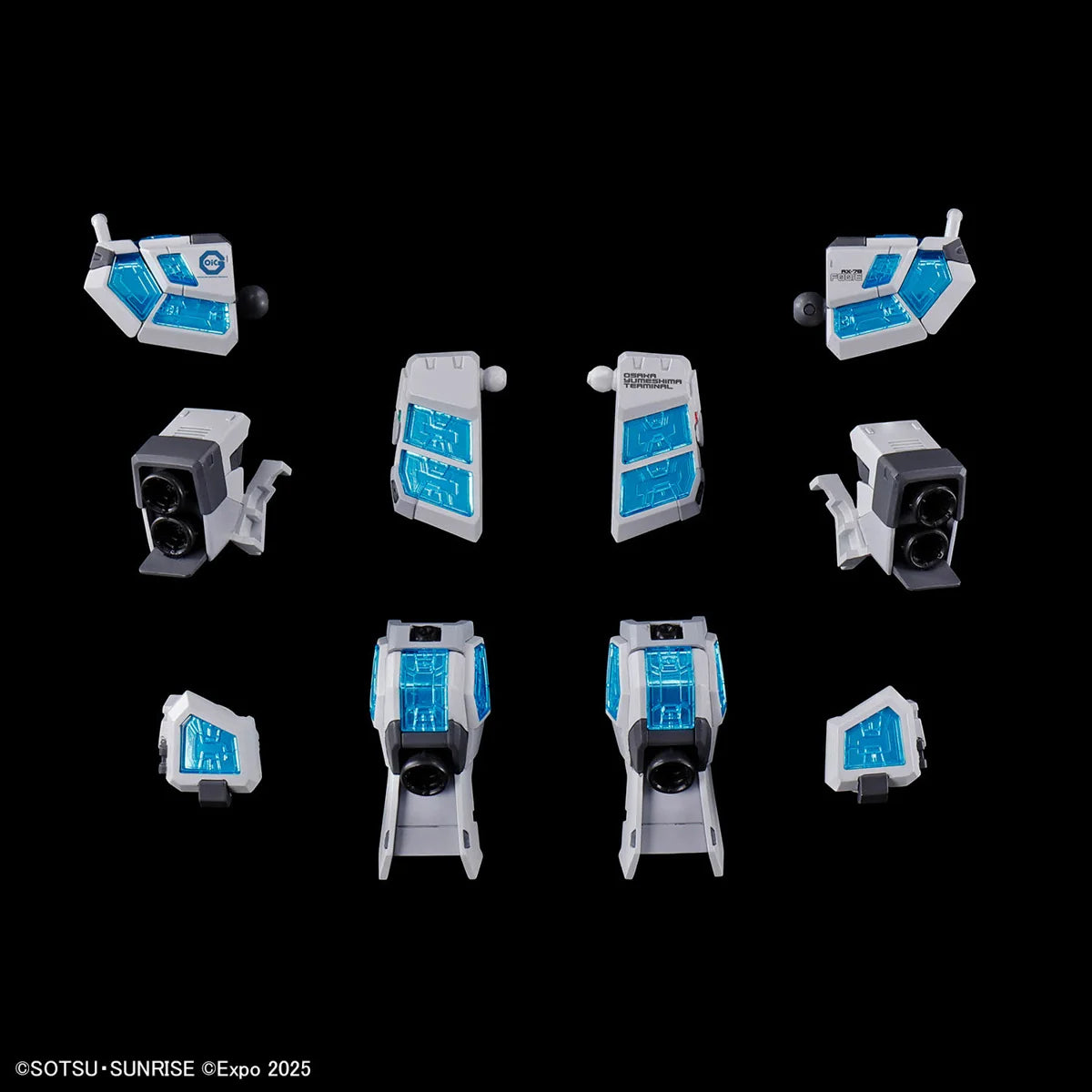 BANDAI 1/144 RX-78F00/E GUNDAM (EX-001 G.L.R.S.S. FEATHER UNIT)