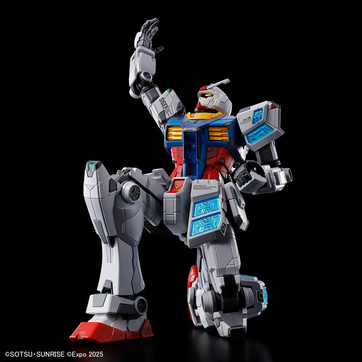 BANDAI 1/144 RX-78F00/E GUNDAM (EX-001 G.L.R.S.S. FEATHER UNIT)