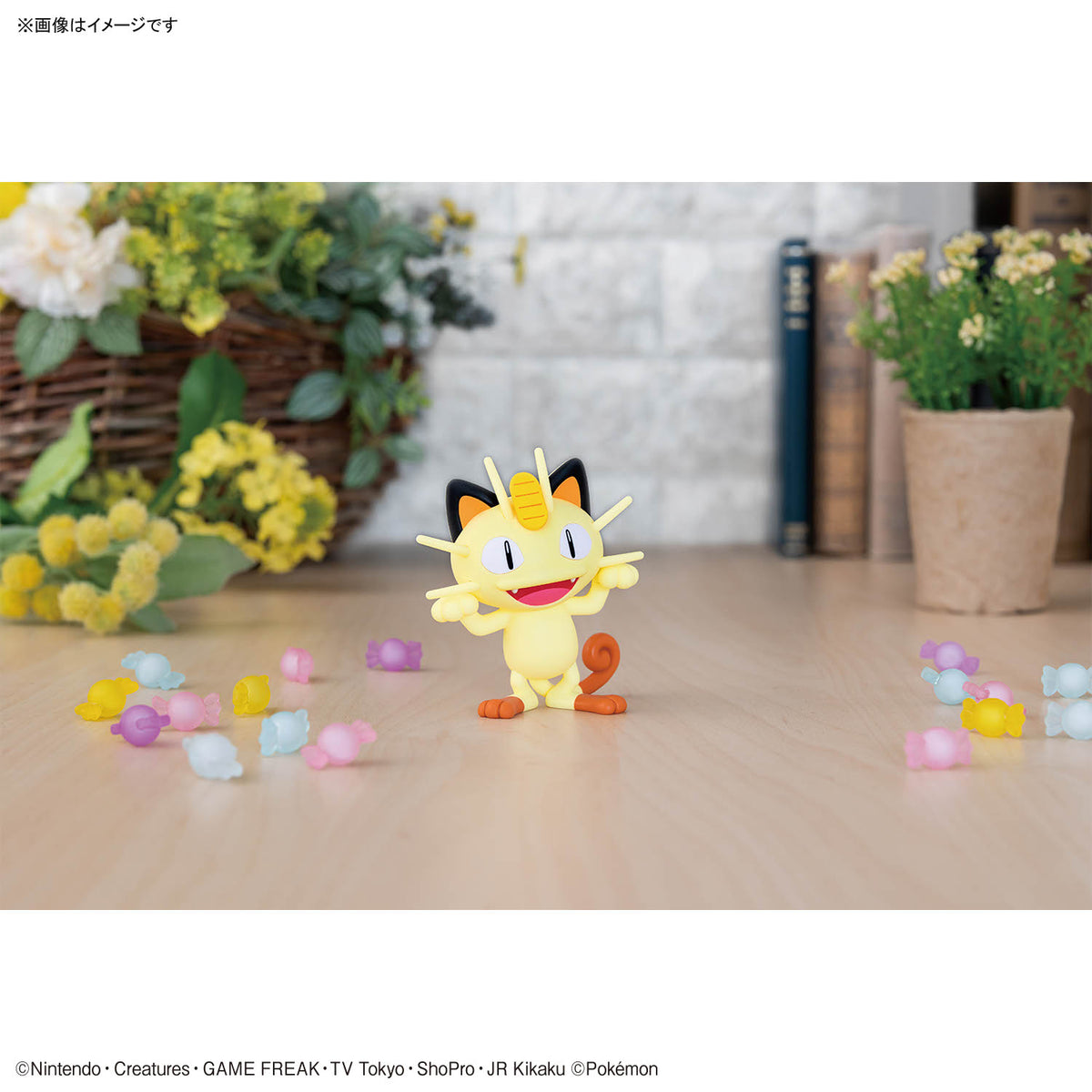 BANDAI POKEMON PLAMO COLLECTION QUICK!! 28 MEOWTH