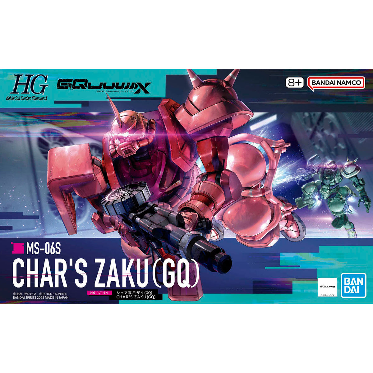 BANDAI HG 1/144 CHAR'S ZAKU (GQ)