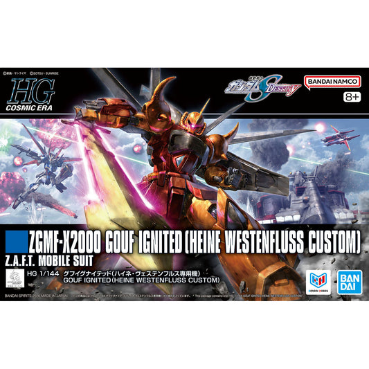 BANDAI HG 1/144 GOUF IGNITED (HEINE WESTENFLUSS CUSTOM)