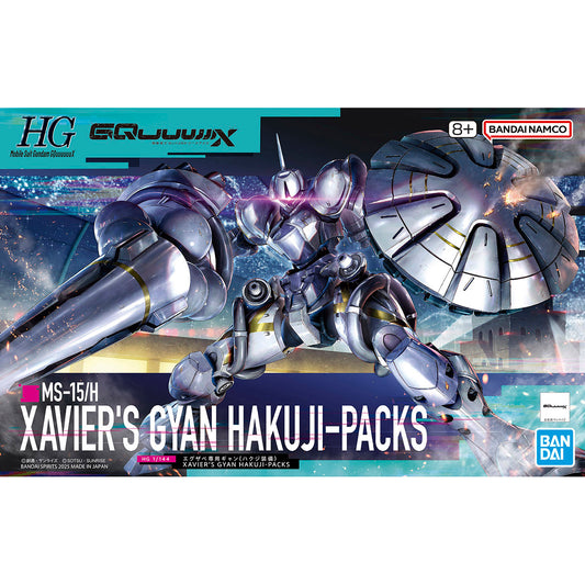 BANDAI HG 1/144 XAVIER'S GYAN HAKUJI-PACKS