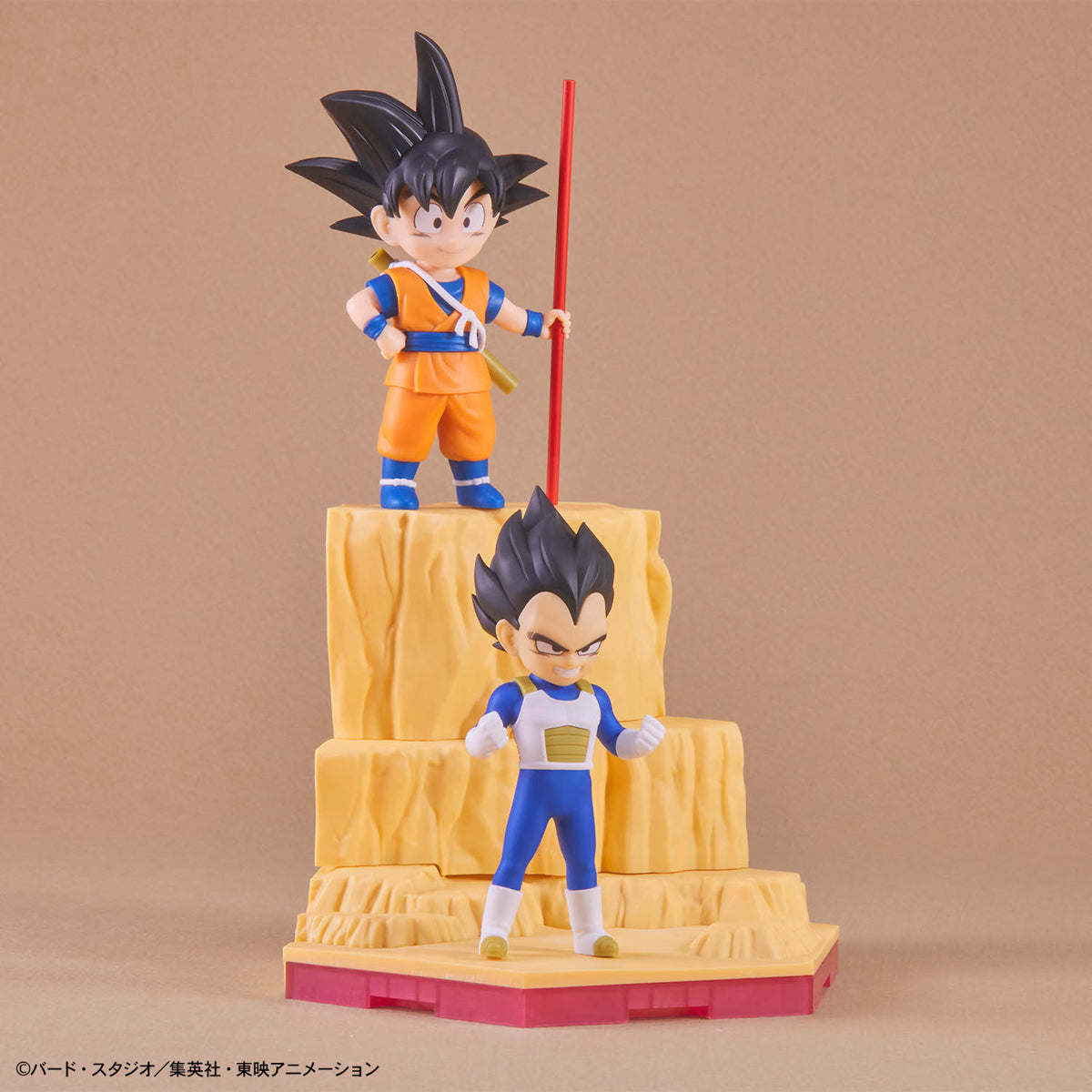 BANDAI DRAGON BALL DAIMA MODEL KIT SON GOKU (MINI) & VEGETA (MINI)