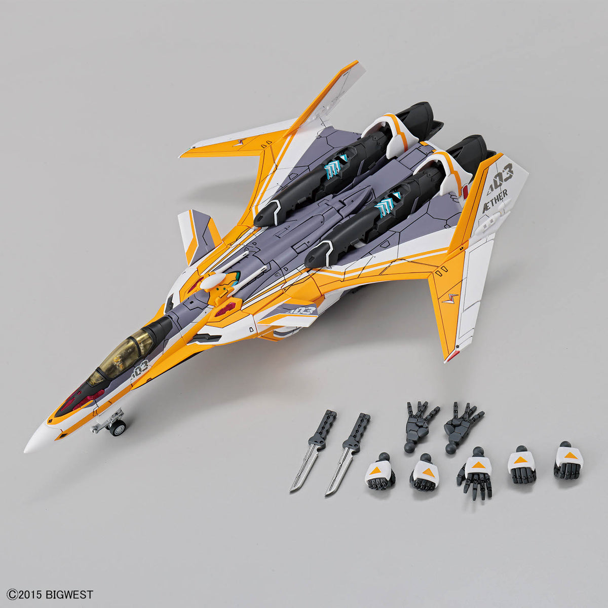 BANDAI HG 1/100 VF-31E SIEGFRIED (CHUCK MUSTANG USE)