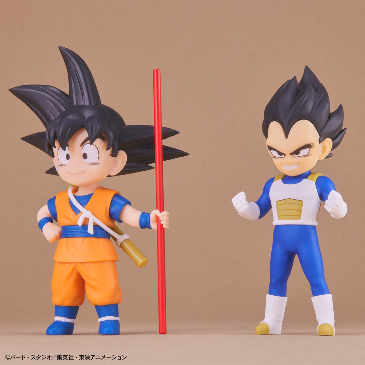 BANDAI DRAGON BALL DAIMA MODEL KIT SON GOKU (MINI) & VEGETA (MINI)