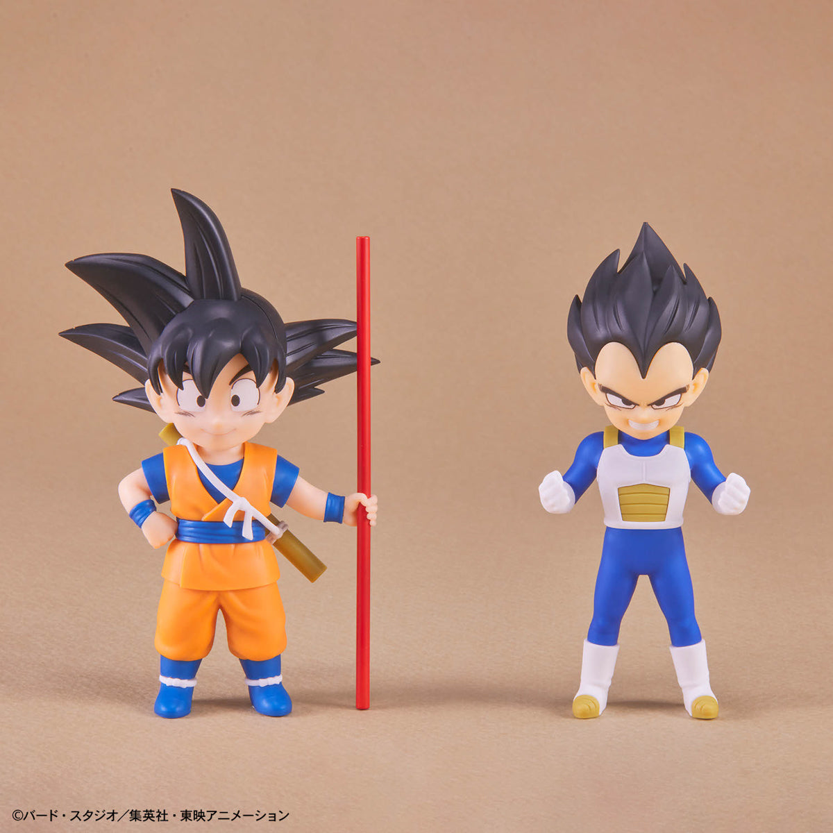 BANDAI DRAGON BALL DAIMA MODEL KIT SON GOKU (MINI) & VEGETA (MINI)