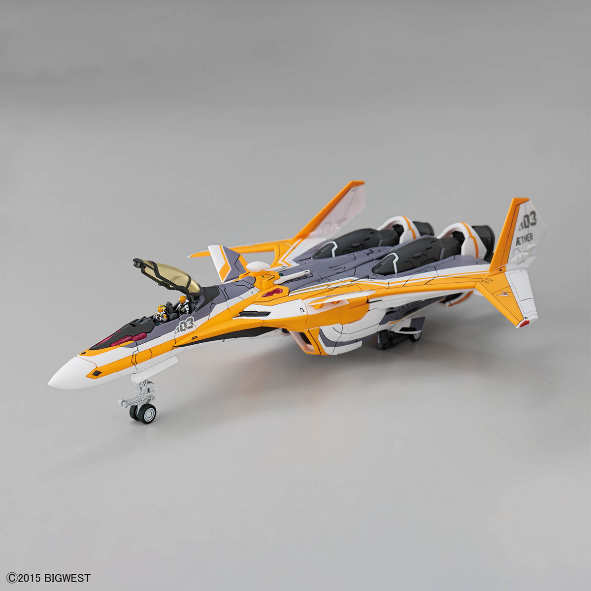 BANDAI HG 1/100 VF-31E SIEGFRIED (CHUCK MUSTANG USE) DELUXE SET