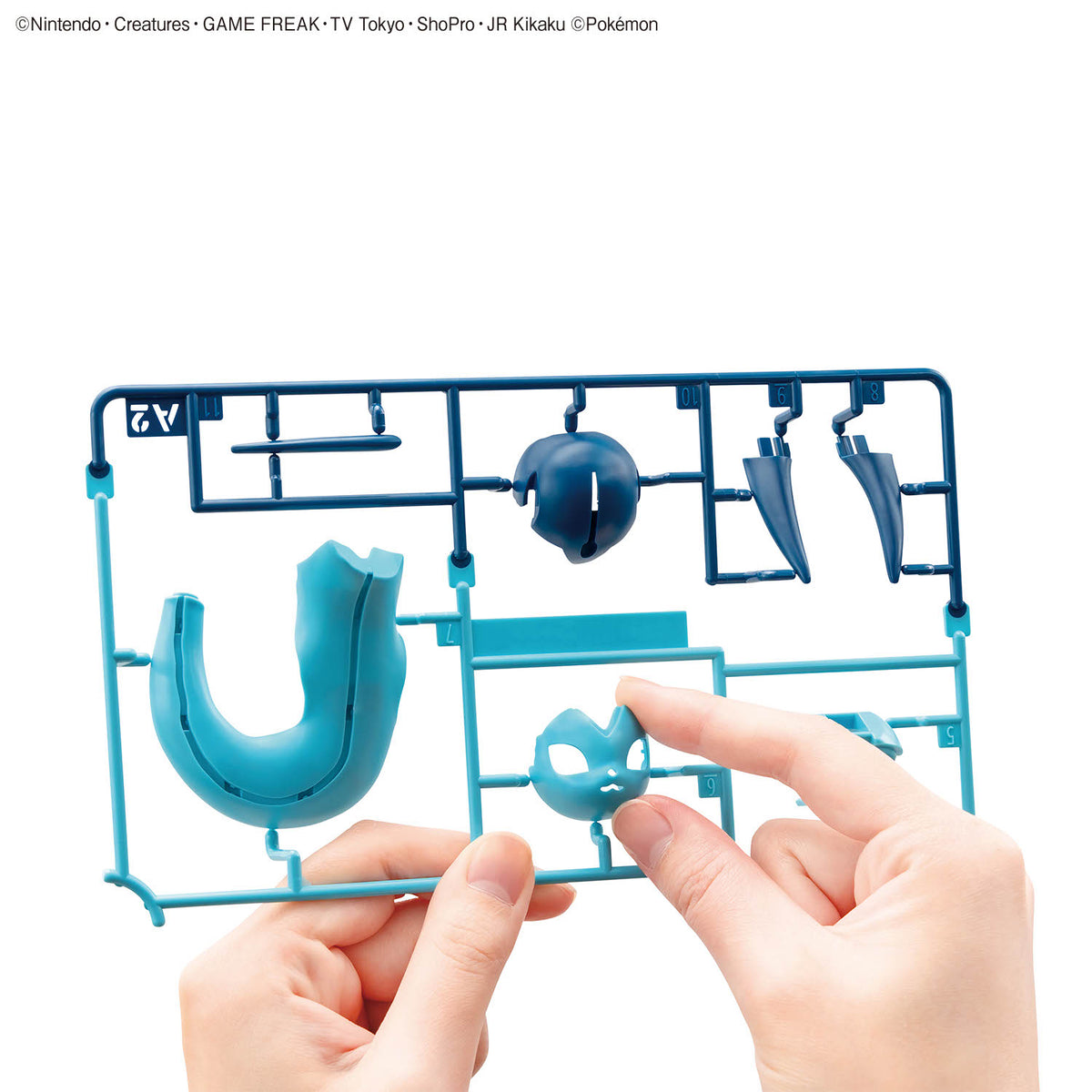 BANDAI POKEMON PLAMO COLLECTION QUICK!! 27 VAPOREON