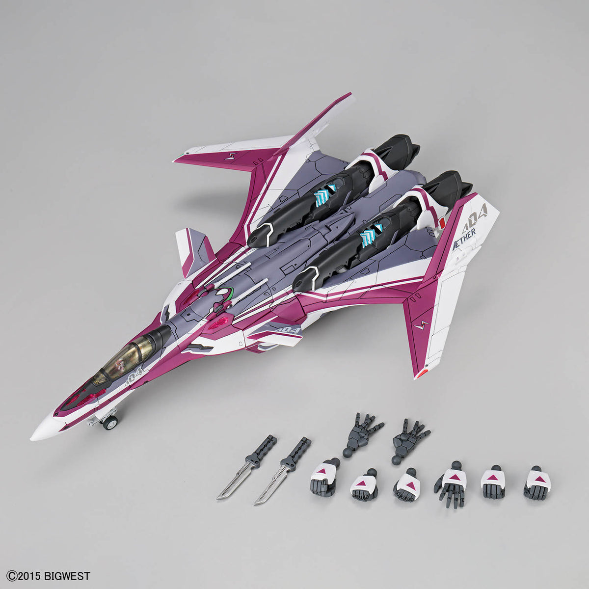 BANDAI HG 1/100 VF-31C SIEGFRIED (MIRAGE FARINA JENIUS USE)