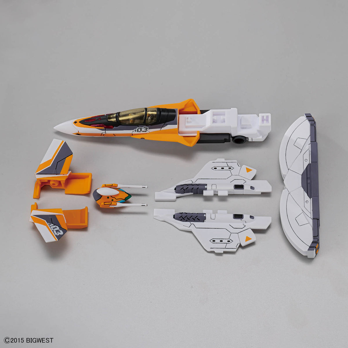 BANDAI HG 1/100 VF-31E SIEGFRIED (CHUCK MUSTANG USE) DELUXE SET