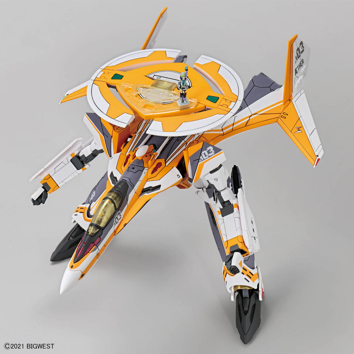 BANDAI HG 1/100 VF-31E SIEGFRIED (CHUCK MUSTANG USE)
