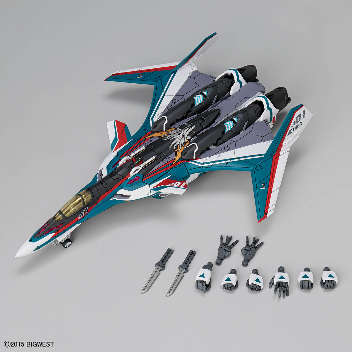 BANDAI HG 1/100 VF-31S SIEGFRIED (ARAD MOLDERS USE)